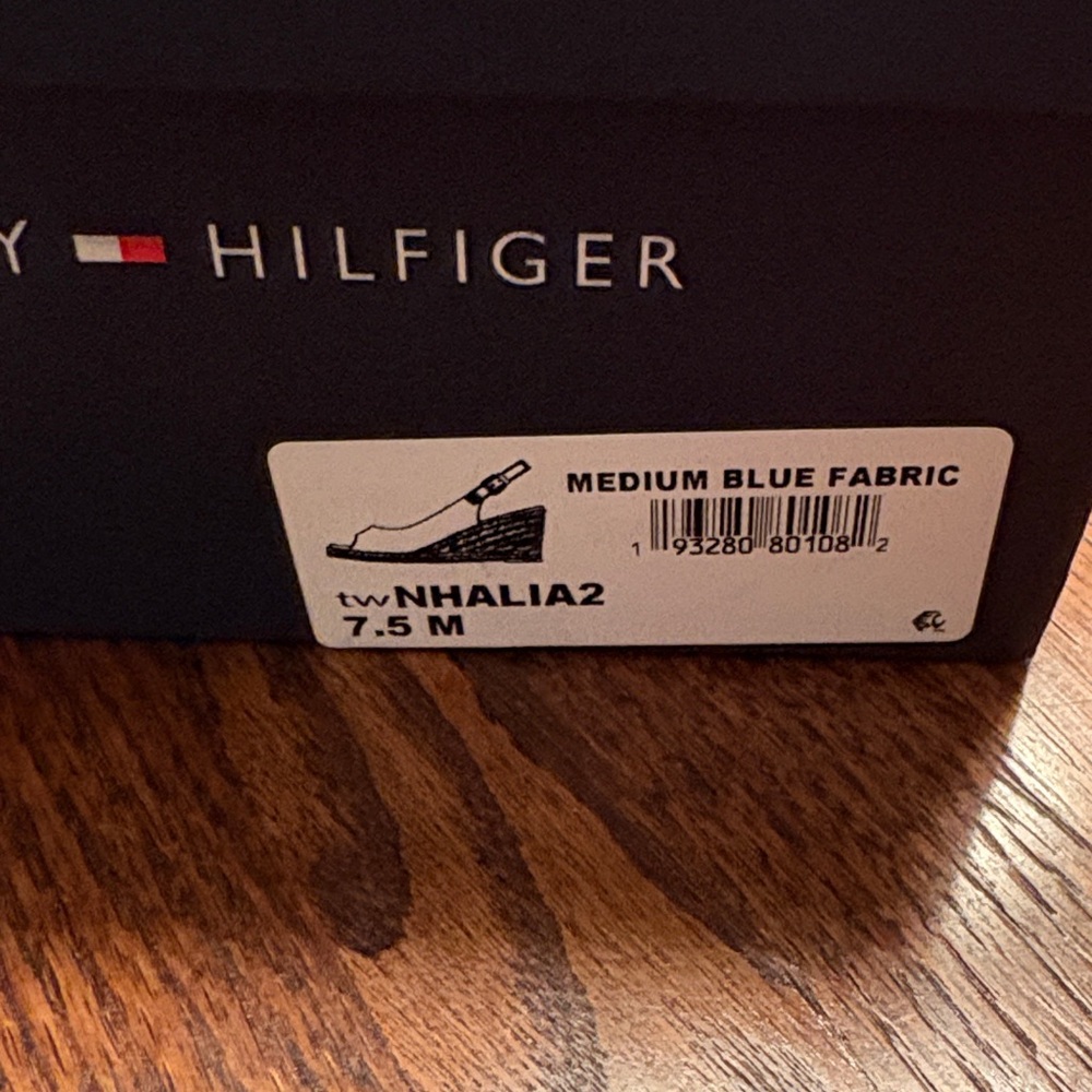Tommy Hilfiger Medium Blue Fabric Footwear